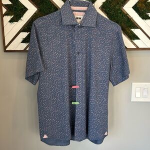 Joseph Abboud Short Sleeved Button Down (Medium)